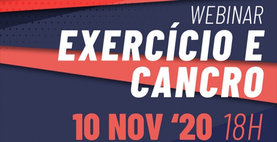 Marque na agenda: Webinar &quot;Exercício e cancro&quot;