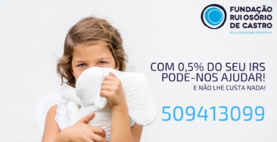 Covid-19: Fundação Rui Osório de Castro doa 100 mil euros para apoiar crianças com cancro
